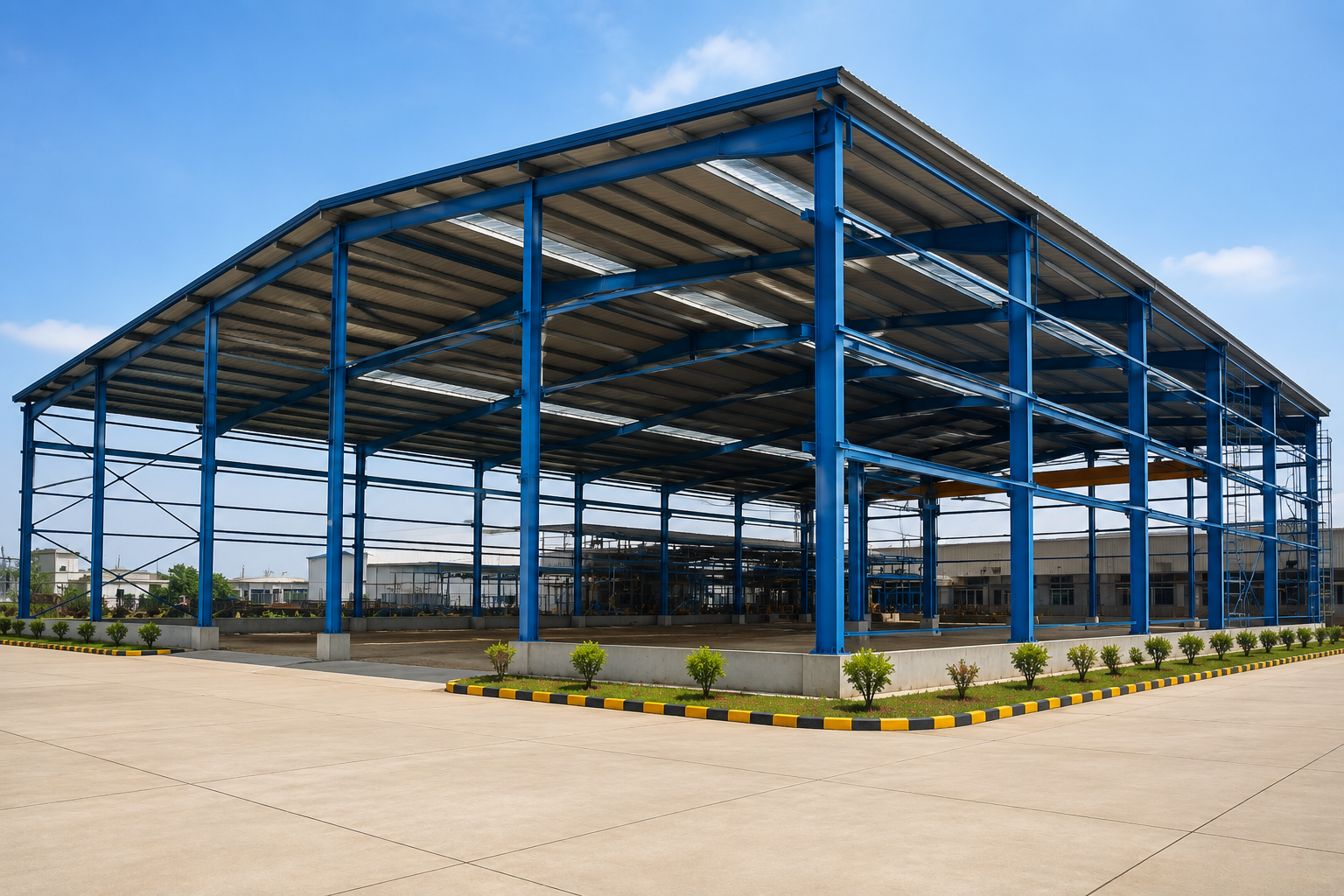 Warehouse construction services and prefabricated warehouse shed in Patna